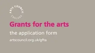 Grants for the arts: The online application form
