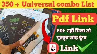 UNIVERSAL COMBO LIST || #smartphone #combo #mobilerepair #tech #technology || DISPLAY LIST