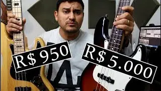 Jazz Bass de R$ 950,00 X Jazz Bass de R$ 5.000,00 (Strinberg X Fender)