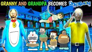 GRANNY BECOME DORAEMON | Granny Kidnap Doraemon Nobita Gian Shizuka And Friends | Doraemon Vs Granny