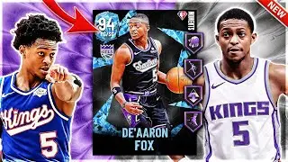 DIAMOND DE'AARON FOX GAMEPLAY!! HE IS BETTER THAN PD JA MORANT AND A TOP PG IN NBA 2K22 MyTEAM!!
