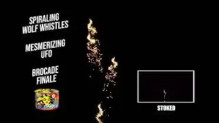 Stoked 500g Multi-shot Firework with UFO Effect - World Class