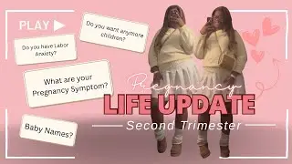 Second Trimester Life Update| Symptoms?, Labor Anxiety, Baby Names + More| LifewithKia