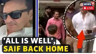 LIVE | Saif Ali Khan News | Bollywood Actor Saif Ali Khan Discharged From Lilavati Hospital | N18L