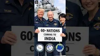 Indian Navy&rsquo;s Largest Naval Exercise With US-Russia : Milan 2026 #india #usa #russia #navalexercise