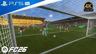 FC26 | Burnley VS Man United | Premier League 25/26 | PS5 Pro | 4K Ultra HD