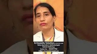 Dr. Vasumathy talks about stroke in the eye and sudden blindness: Eye attack!#Retinalblindness