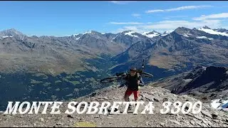 Monte SOBRETTA Cima Nord 3300mt, MTB Valfurva Passo del Gavia