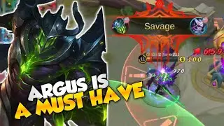 FIRST SAVAGE ON ARGUS! Random Moments #5 | Mobile Legends
