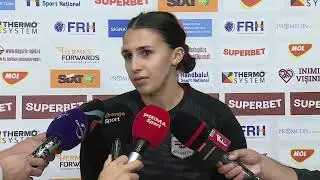 🗣Lorena Ostase &icirc;nainte de Rapid vs Vipers