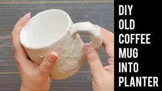 DIY Old Cup into Planter | Fish Planter DIY | Reuse Old Cup Craft Ideas | Upcycle your Coffee Mugs
