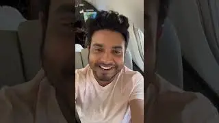 Mega star chiranjeevi and get up srinu in the flight