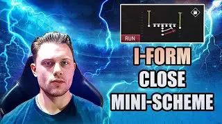 Лучшая формация для бега в Madden 24 (I-form Close Mini-Scheme)