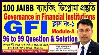 100th Banking Diploma |JAIBB Governance in Financial Institutions-GFI | Module A | Accounting School