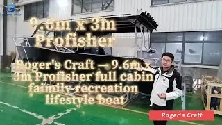Gospel Boat — 9.6m x 3m Profisher full cabin