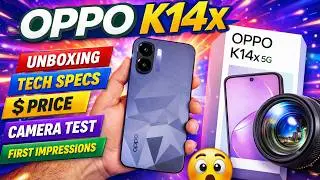 Oppo K14x Unboxing, Tech Specs, Price, Camera Test and First Impressions.