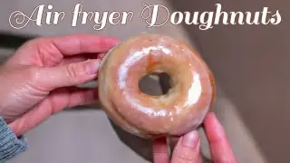 easy AIR FRYER doughnuts (vegan and soy free) 