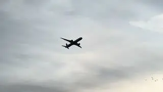 British Airways Boeing 787-10 Dreamliner taking off from Boston bound for London