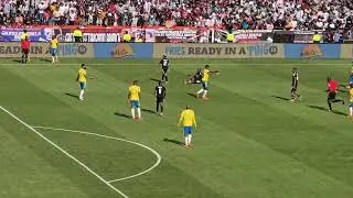 Mamelodi Sundowns vs 1-1 Orlando Pirates 1st half #southafricanfootballclub #trending
