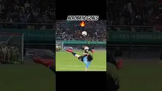 INSANE Acrobatic Football Goals! #shorts #football