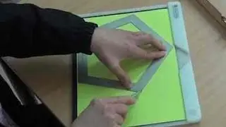 Mit Schablonen Papier zuschneiden (Carmen Sprung)