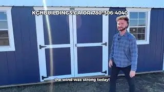 10x20ft Side Lofted Barn KGH Buildings Alberta Premier Portable Buildings Dealer