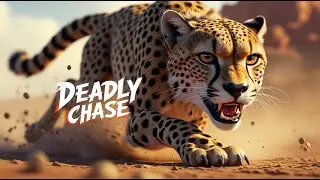 Deadly Chase: Cheetah Hunts Antelope on the Savanna