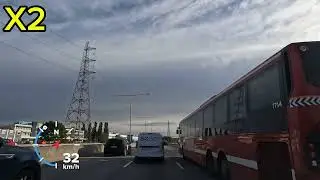 Traffic Jam in Stockholm, Sweden | Relaxing Car Sound