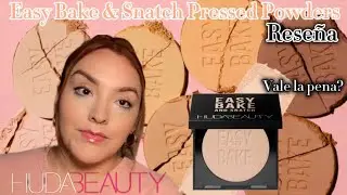 NUEVO Polvo de Huda Beauty Easy Bake and Snatch! Lo puse a prueba...