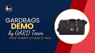 GARD 7-MSK Triple Trumpet Gig Bag DEMO by GARD Team