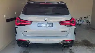 LCI BMW X3 M40i cold start with CG Precision Downpipe