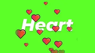 Animated Heart GIF Green Screen Pack (Free Download)