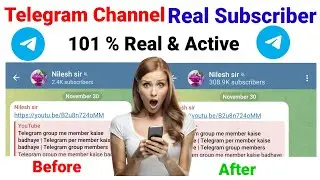 Telegram Subscribers Kaise Badhaye | How To Increase Active Subscribers On Telegram Channel | 🔥🔥