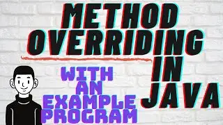 method overriding in java with an example program for beginners tutorial