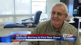 Rare Blood Donation Needed