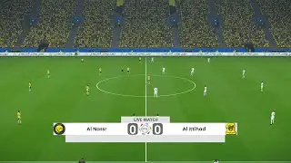 4K PES 2026 | AL NASR VS AL ITTIHAD | Полный игровой процесс Saudi Kings Cup, Роналду, Канте, Ман...