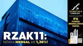 RZAK11: DIVIDENDOS FORTES MESMO COM P/VP BAIXO!