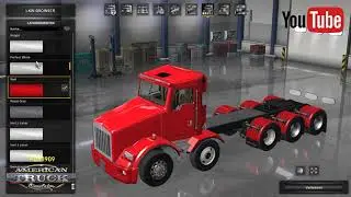 (ATS v 1.31) T800 Tandem Steer by dmitry68/ Bu5ted