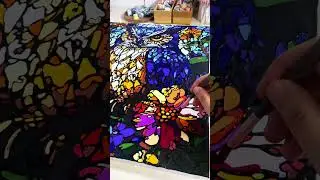 Can You Feel the Texture of This Owl Through the Screen? #acrylicscenery #paintingstyles #artist