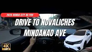 2026 Honda City RS POV | ASMR | Drive to Honda Spa via Novaliches Quirino Highway