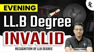 Is Your Law Degree Valid? BCI Clarifies Evening/Part-Time LLB Rules (2026)