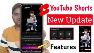YouTube Shorts New Update Features Create With Ai Photos to Video | create Ai Video in Youtube short