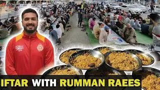 Iftar With Rumman Raees Khan, Chicken Zafrani Biryani | Karachi Street Iftar | Ramzan Pakistan