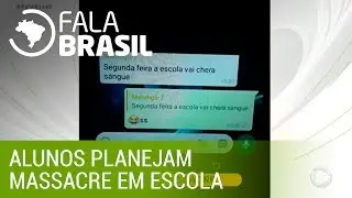 Alunos trocam mensagens e planejam massacre em escola