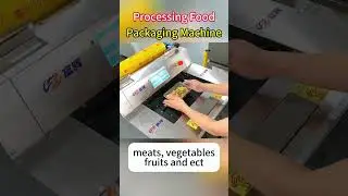 Processing food packaging machine. #machine #packing #equipment #packingmachinefactory