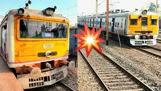 High Speed Showdown || Parallel Aggressive Race of Sealdah Katwa and Bongaon Local