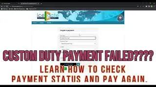 Custom Duty Payment Failed in New Icegate Website????? Watch till the end to resolve your problem.