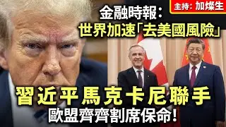 金融時報： 世界加速「去美國風險」  習近平馬克卡尼聯手 歐盟齊齊割席保命！