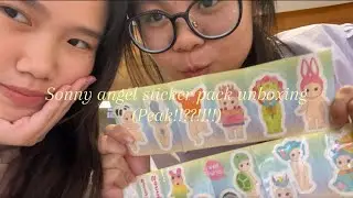 Sonny angel sticker pack unboxing