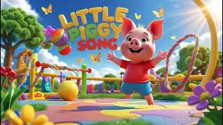 Little Piggy Song 🐷 | Fun Kids Song & Dance | Tiny Tunes Time #nurseryrhymes #tinytunestime